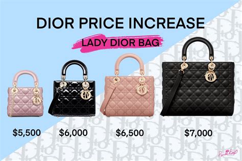 dior handbags price list|how expensive is Dior.